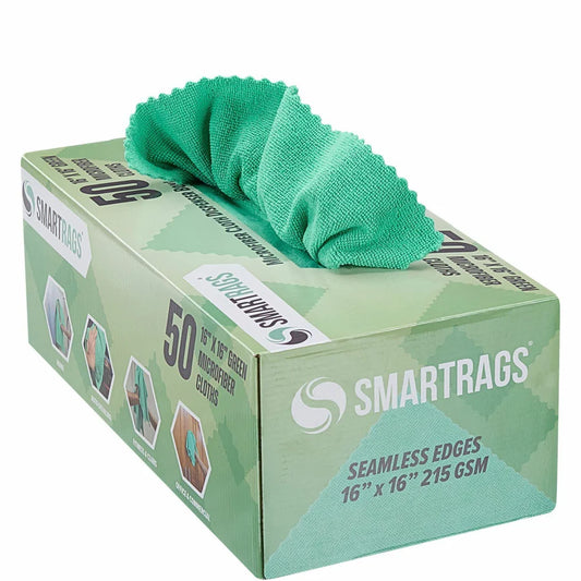 Microfiber Smart Rags – Ultra-Absorbent, Lint-Free Cleaning Cloths, (16x16)