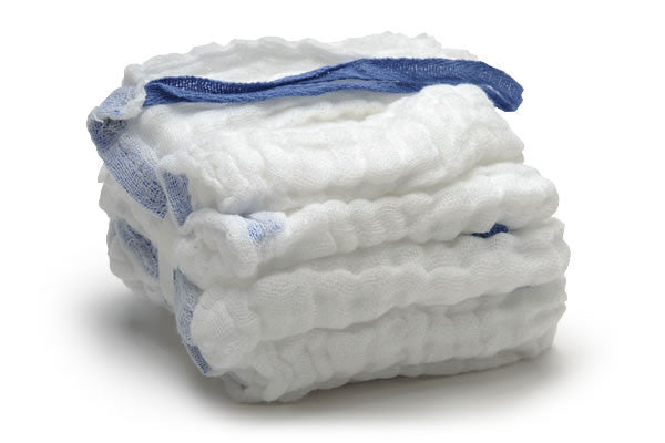 white lacquer pads with blue tether